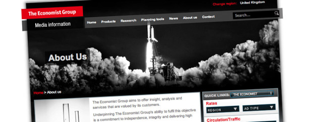 The Economist CSS Website Design