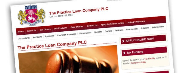 Practice Loan Company Mobile Website Design